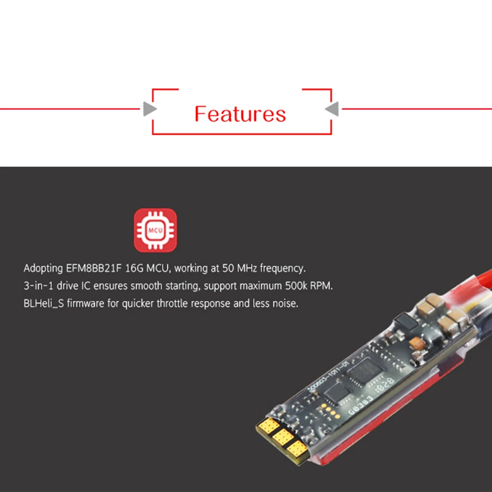4 шт. Раптор тонкий 40A бесщеточный ESC BLHeli S32 2 4S Dshot электрический регулятор скорости