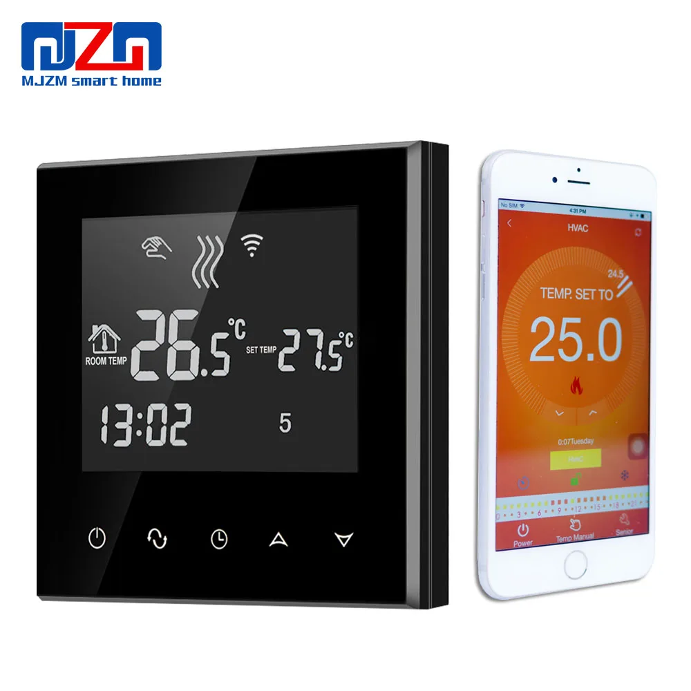 MJZM 2 шт. 16A03 4HH WiFi термостат для домашнего отопления контроллер температуры