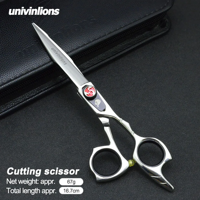 Univinlions 6 &quotЯпония 440C ножницы для стрижки филировочные Профессиональные