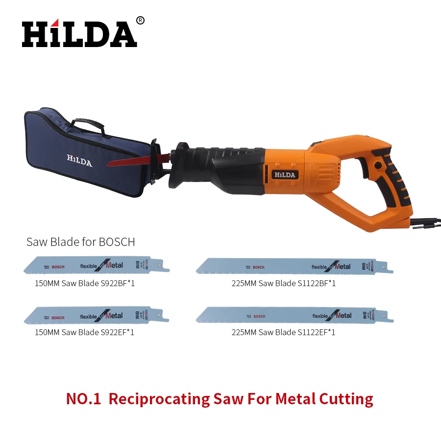 HILDA 950 Вт 220 В/50 Гц пила для прокрутки металла Сабельная деревообрабатывающие