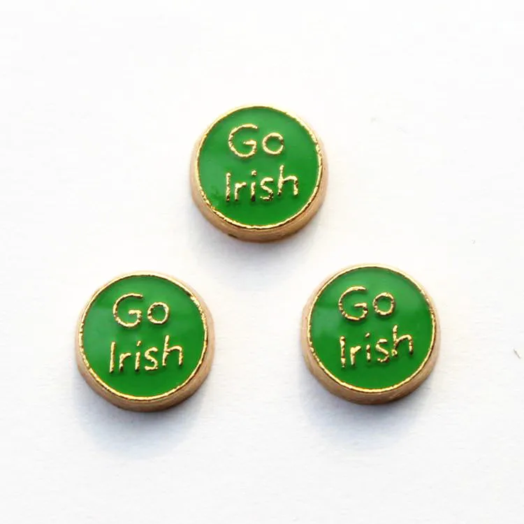 20 шт./лот Новое поступление go ирландские плавающие живые шармы на память|memory