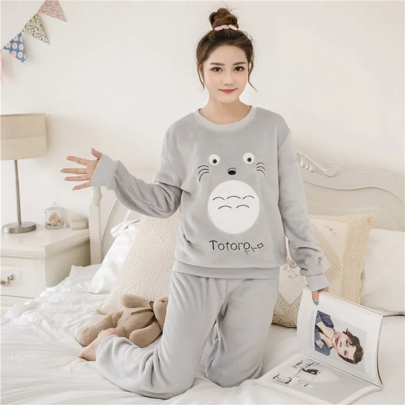 FL071C милые фланелевые бархатные пижамы Женская пижама Mujer Kigurumi Pigiama Пижама Femme Invierno