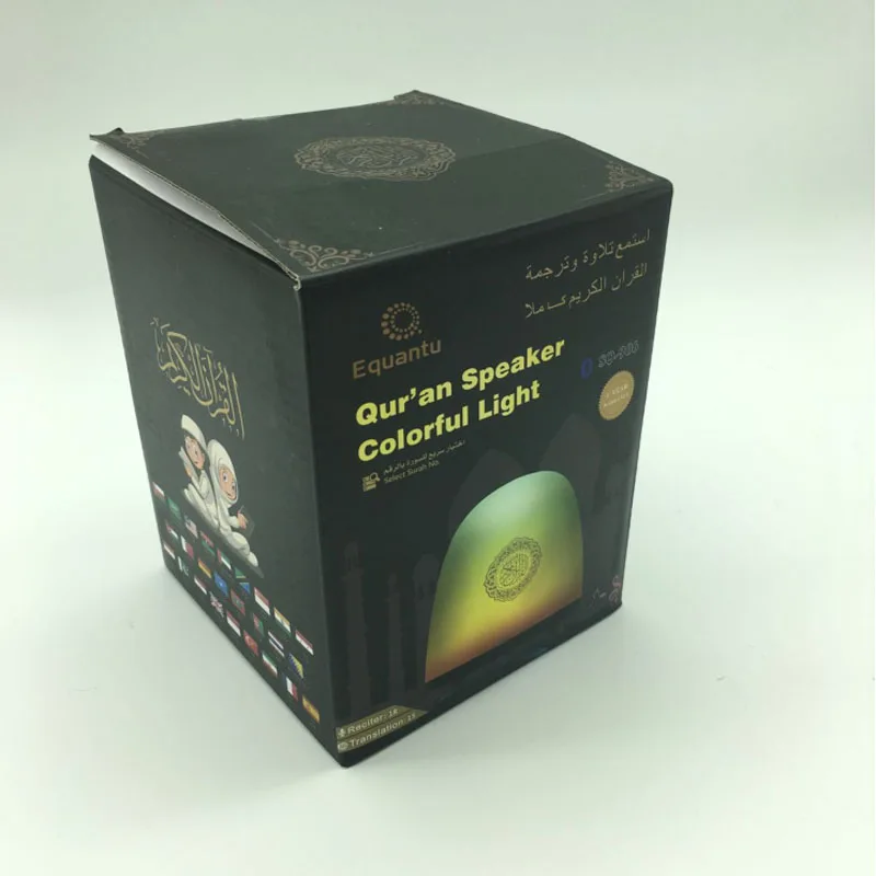 Светодиодный динамик Quran SQ906 8 ГБ RGB MP3 ночник умный звук|Комплекты АС| |