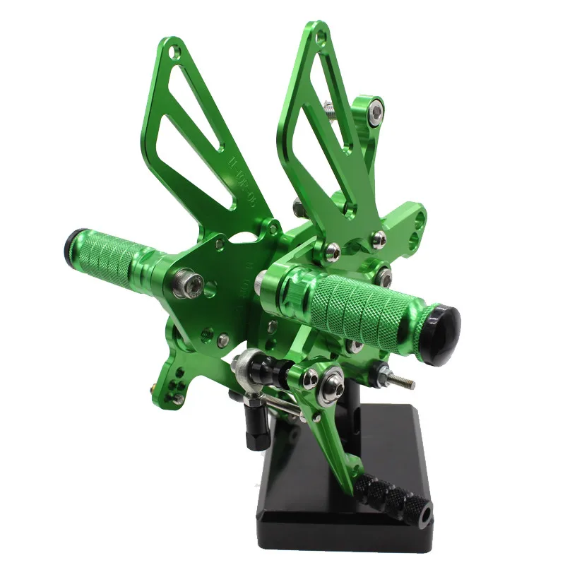 CNC Алюминиевые мотоциклетные подножки для ног набор педали Rearset Kawasaki ZX10R ZX 10R 2011 2018