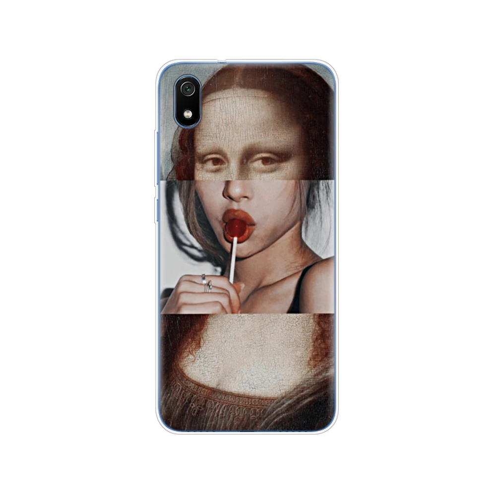 61863 Силиконовый чехол для xiaomi redmi 7a, чехлы, мягкая задняя крышка из ТПУ для redmi 7 a, бампер hongmi 7a, чехол для телефона, полная Защита, Чехол - Цвет: 61863