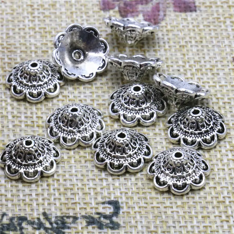 

10PCS Hot Flower Torus Shape Lucky DIY Loose Finding Accessories Copper Crafts Women Girls Gifts Jewelry Making Design 5x14mm