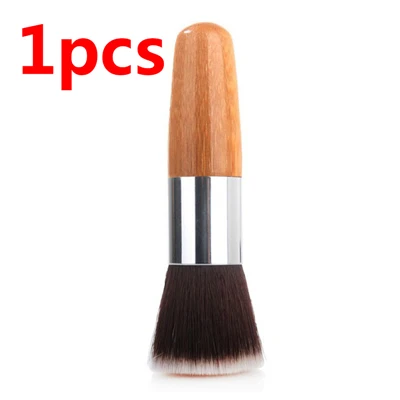 1Pcs 1 шт. кисть кабуки, кисти для макияжа, кисть для пудры, тональной основы, румяна, тени для век, кисть для основы, косметические кисти для консилера - Handle Color: 1Pcs