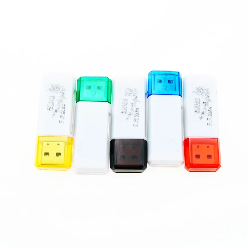 1 шт. высококачественный мини USB 2 0 кардридер для Micro SD карты TF адаптер Plug and Play