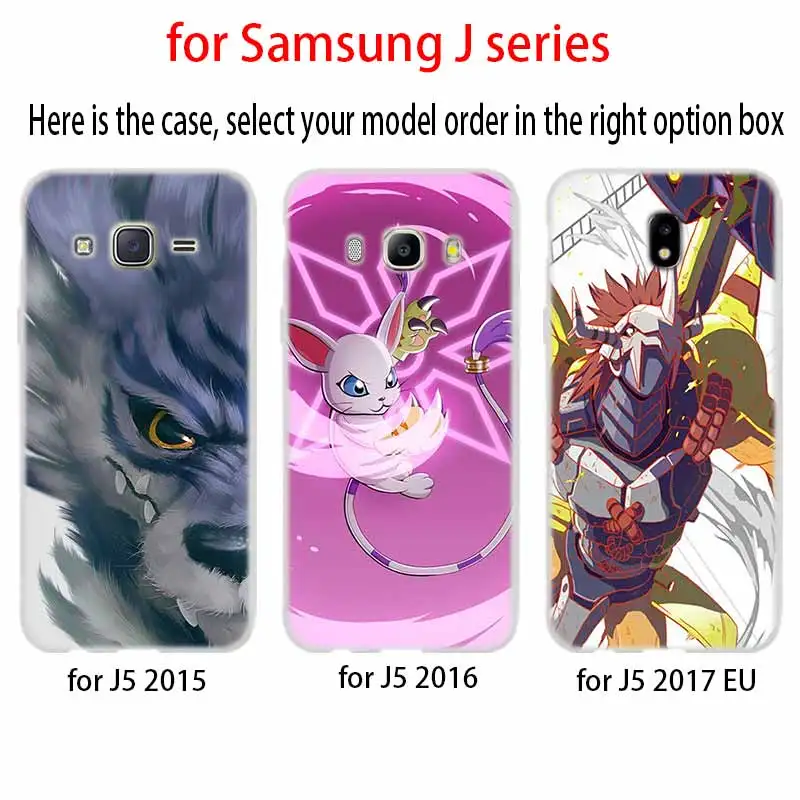 Чехол Digimon из силикона и ТПУ с японским аниме для Samsung Galaxy J6 J8 J3 J5 J7 J4 J2 J1 Plus 2018 2016 2017