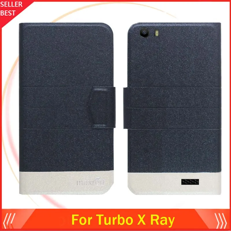 5 цветов Лидер продаж! Кожаный чехол для телефона Turbo X Ray заводская цена защитный с