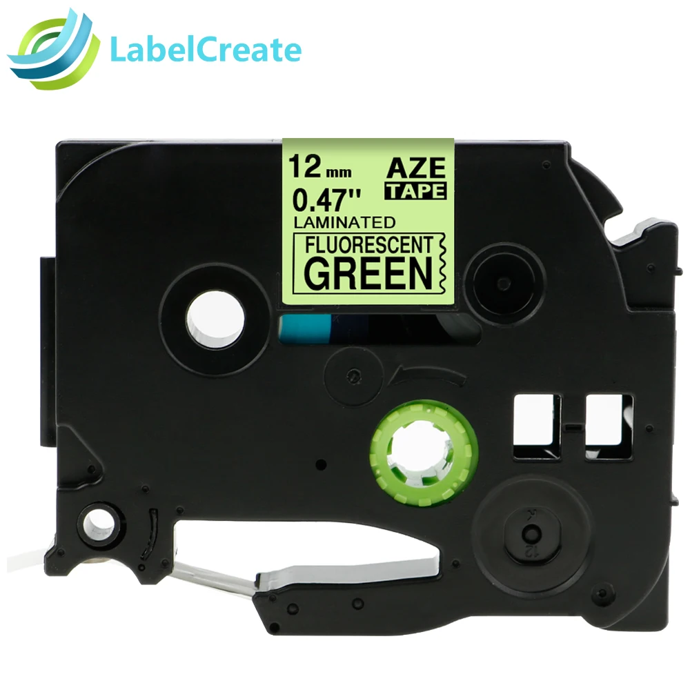 Совместимость с принтером Brother Label Tze Tape TZeD31 TZD31 12 мм черный на зеленом для P touch Maker