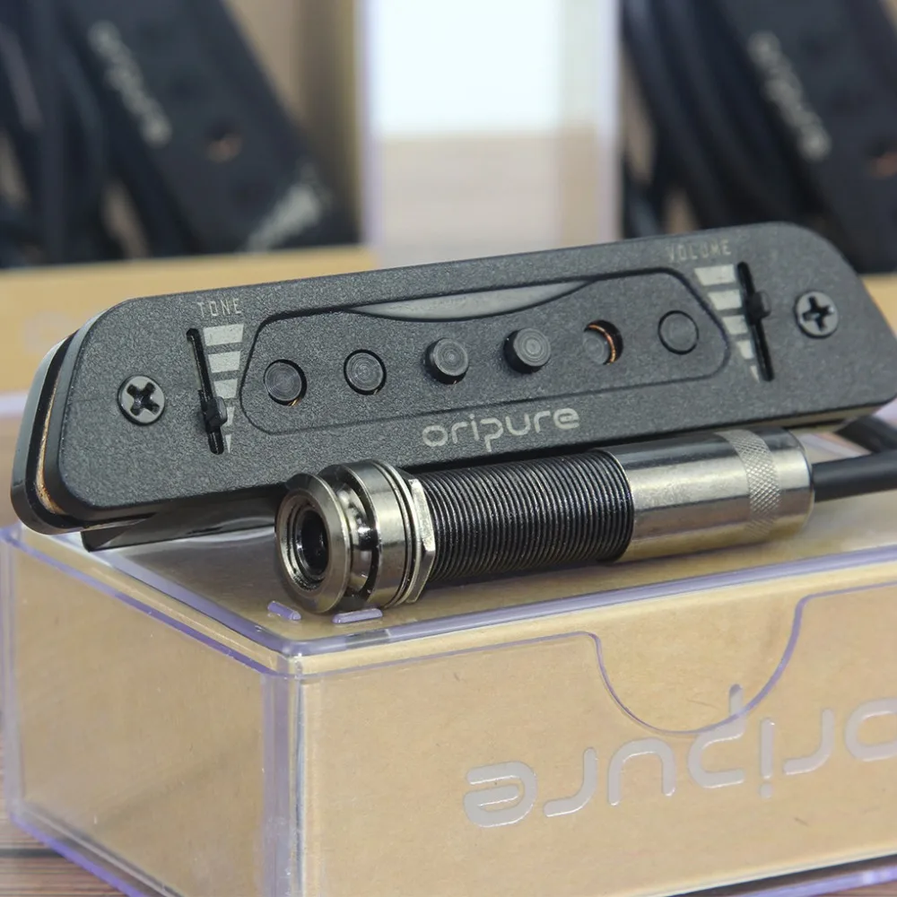 OriPure Магнитный Акустическая гитара Soundhole затактовый звукосниматель с одной
