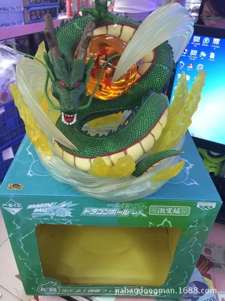 1 шт. фигурку Dragon Ball Z Кай ICHIBAN kuji Shenlong Дракон Бог shenron 18 см ПВХ Игрушечные лошадки