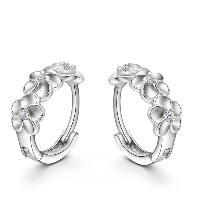 Женские серьги Обручи из серебра 925 пробы с фианитами|earring frame|earings pearlsearrings accessorize |