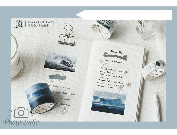 1X кофейная жизнь винтажные DIY наклейки декоративные васи лента diy Скрапбукинг маскирующая лента школьные офисные принадлежности Escolar Papelaria