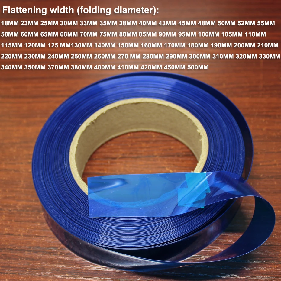 1kg 18650 26650 Battery Package Skin Replacement Film DIY PVC Heat Shrinkable Sleeve Shrink | Электроника