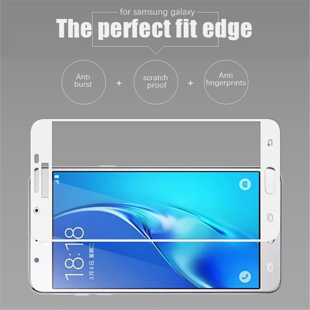 3D полное покрытие закаленное Стекло для samsung J3 5 7 2016 2017 Экран протектор Защитная