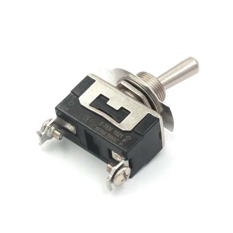 Сверхмощный SPST 2 контактный терминал 10 А переменный ток 250 в ВКЛ/ВЫКЛ клавишный