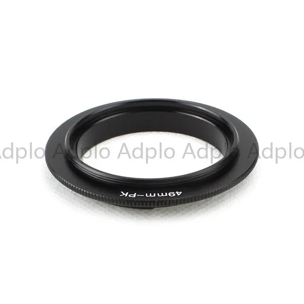 Адаптер объектива подходит для 49 мм Макро фильтра Обратный монтажный адаптер Pentax