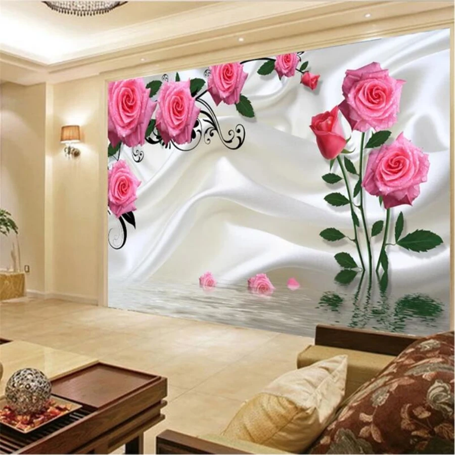 Beibehang пользовательские фото обои 3D Европейская романтическая роза фон Стена