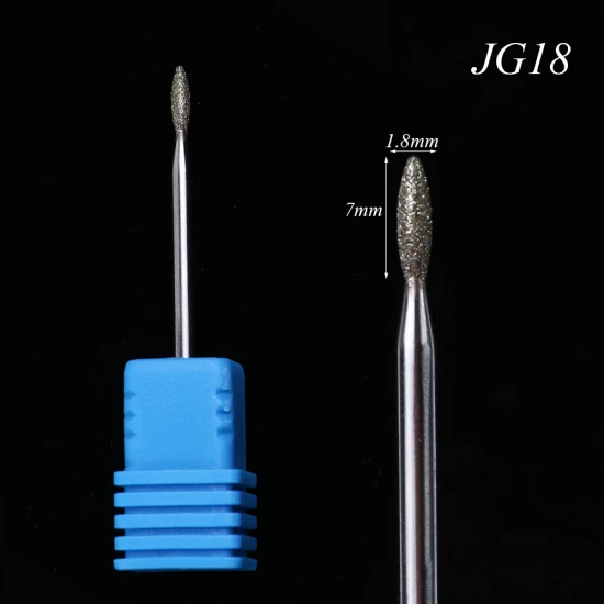 JG18 1 шт. алмазные сверла для ногтей, электрические напильники, фрезы для кутикулы, маникюрные аксессуары для педикюра, инструменты для дизайна ногтей, TRJG18-31 - Цвет: JG18