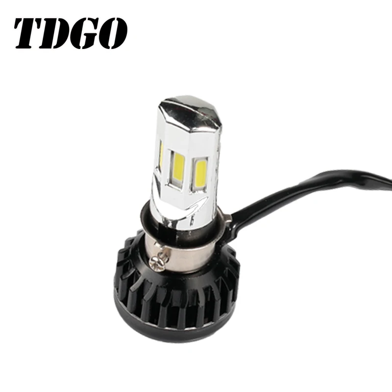 TDGO мотоцикл фар H6 свет Ba20d DC12v фары лампы головы луч света белый главный 24 W 2400LM
