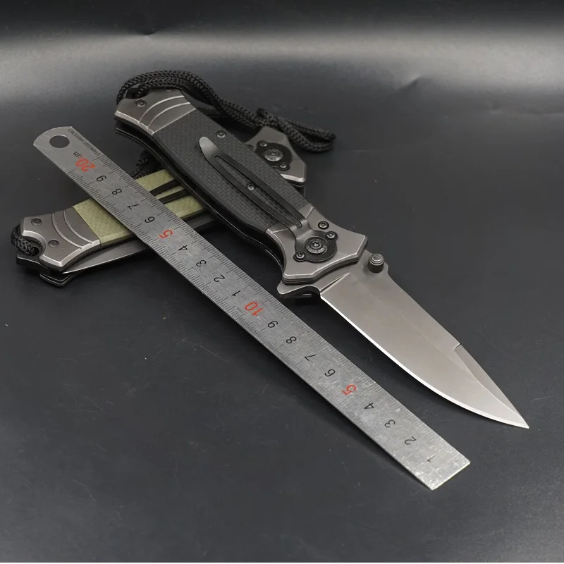 Складной тактический нож Карманный боевой для кемпинга рукоятка G10 охотничьи