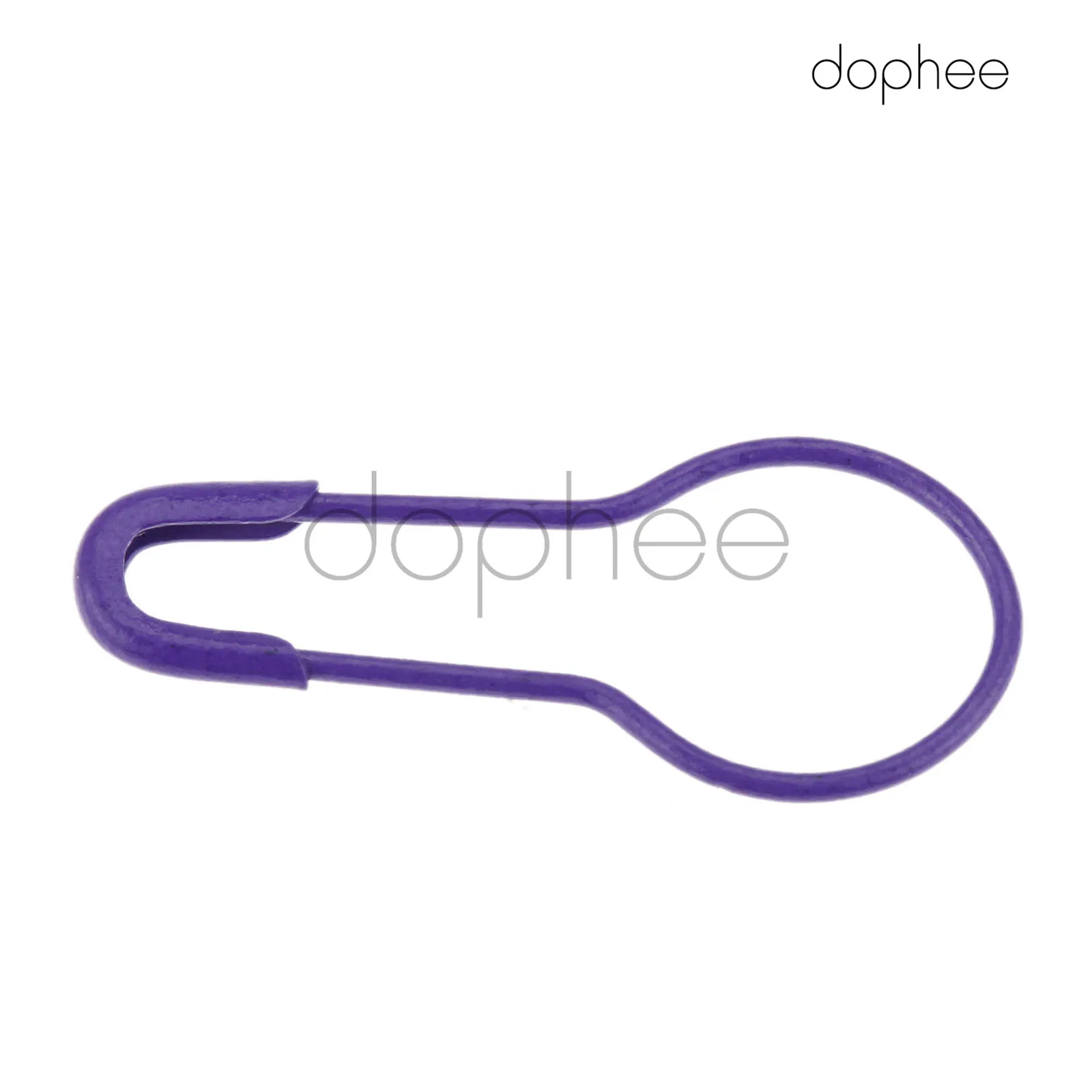 Dophee 100 шт. цветные металлические зажимы для вязания стежков, держатель для вешалки, безопасные булавки, китайская бутылочная тыква в форме сделай сам, аксессуары для шитья