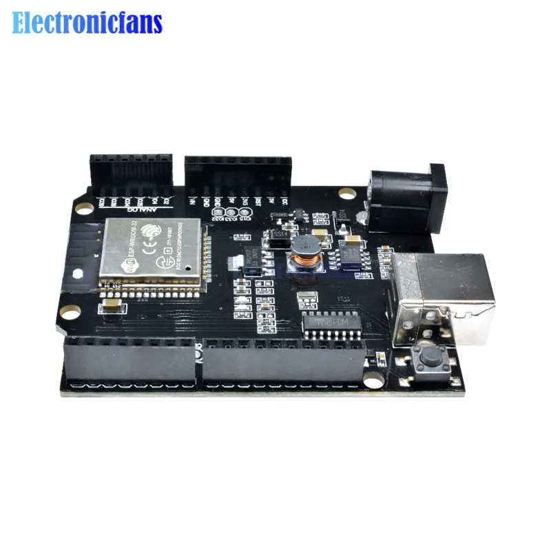 Макетная плата D1 R32 ESP32 CH340 USB Type B USB-B Wi-Fi Bluetooth для Arduino R2 MEGA2560 R3 Wemos | Электронные