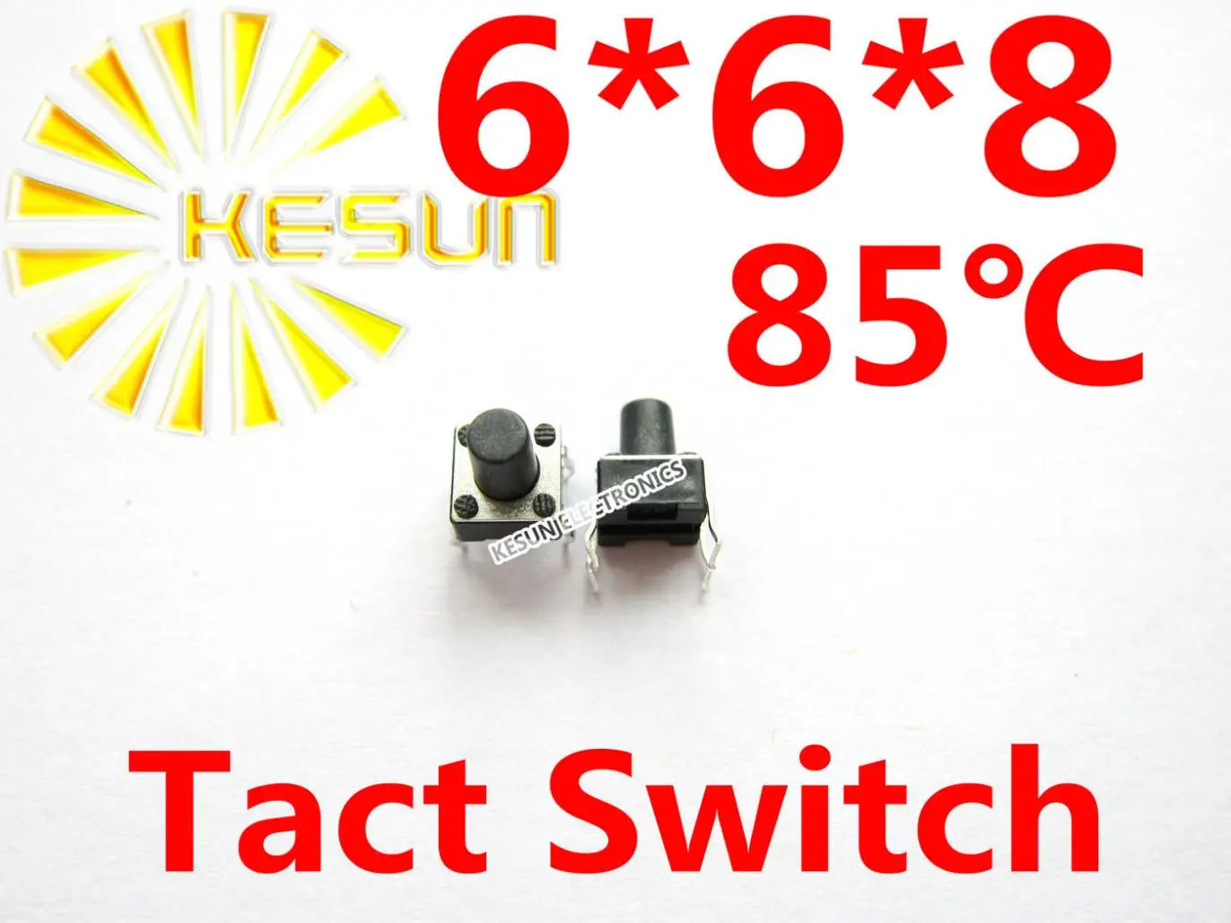 

1000PCS DIP 6X6X8 Tactile Tact Push Button Micro Switch Momentary
