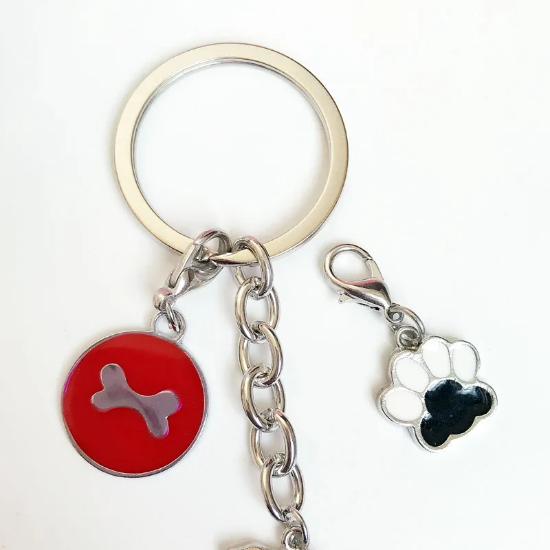 2019 DIY женский модный брелок для ключей от собаки шнауцера любителей домашних