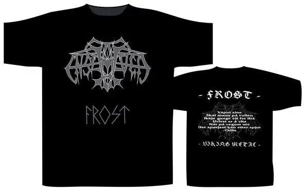 Женская футболка с принтом frost новая и Официальная круглым вырезом модная
