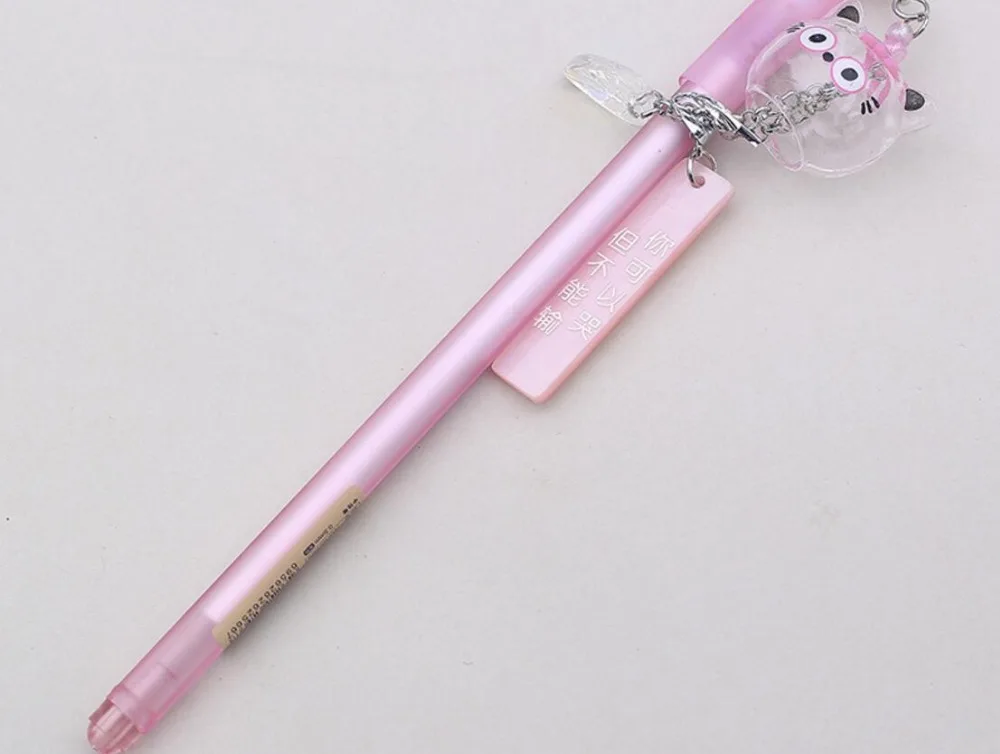 Cat Wind chime подвеска гелевая чернильная ручка мультяшная канцелярский призовой kawaii