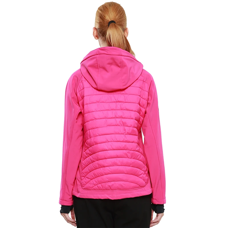 Женская зимняя спортивная мягкая куртка Detector уличная ветрозащитная