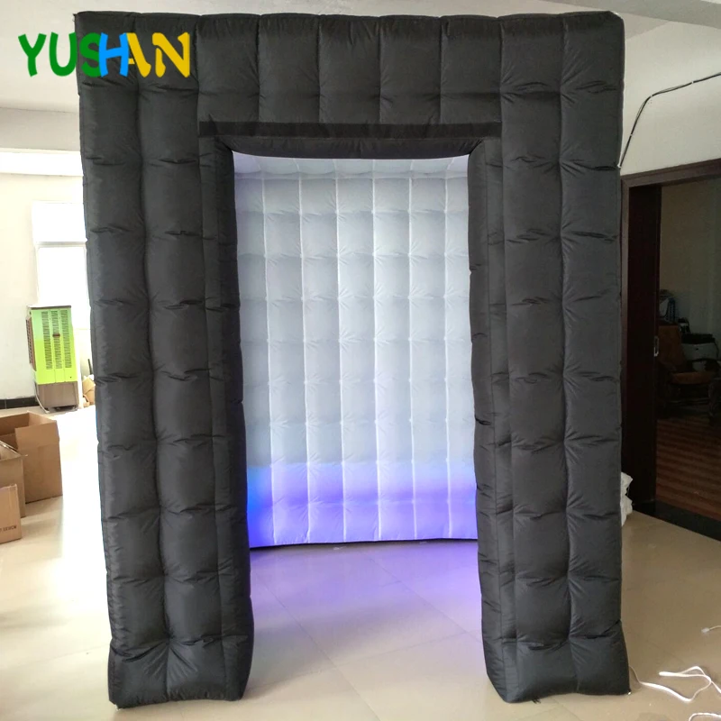 売却 小型 6ft かわいいインフレータブルフォトブースの背景ポータブルフォトブースグッドテント安いフォトブース背景カーテン販売のため