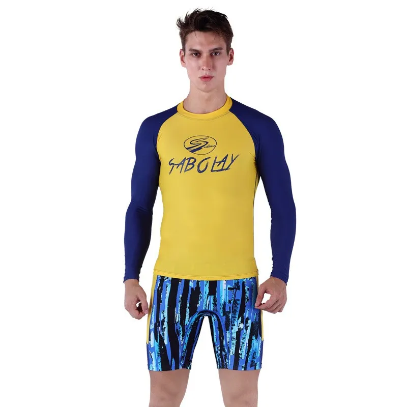С длинным рукавом Плавание одежда быстросохнущая Для женщин s короткие костюм
