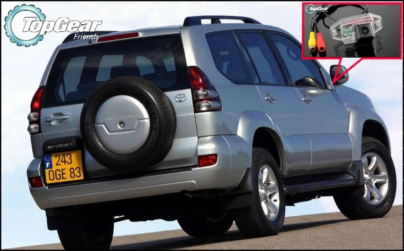 Car Camera For TOYOTA Land Cruiser Prado LC 90 120 150 1996~2015 High Quality Rear View Back Up TopGear | CCD + RCA Автомобили и