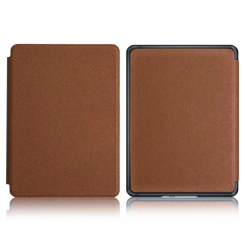 Brown Чехол-книжка из искусственной кожи Smart Ereader для Amazon, новинка, Kindle, 6 дюймов, для Kindle 10го поколения,, электронная книга, Магнитная крышка+ стилус - Цвет: Brown