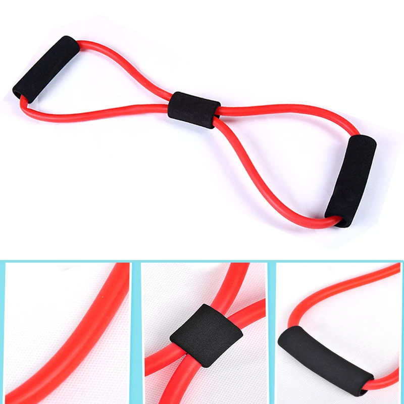 Эластичные ленты для фитнеса латексные тянущиеся веревки упражнений 8 видов