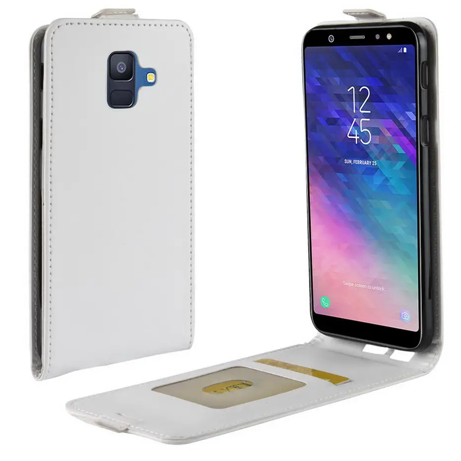 Чехол Desyner для Samsung galaxy A6 2018 Роскошный чехол из искусственной кожи Plus откидной