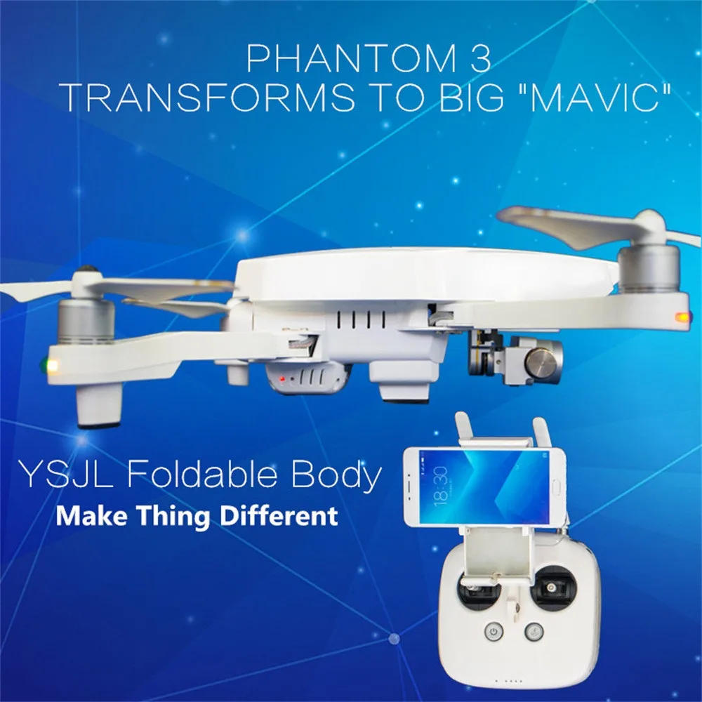 YSJL Phantom 3 складной чехол для тела как MAIVIC функция запасные части удобство Futural Digital J10T