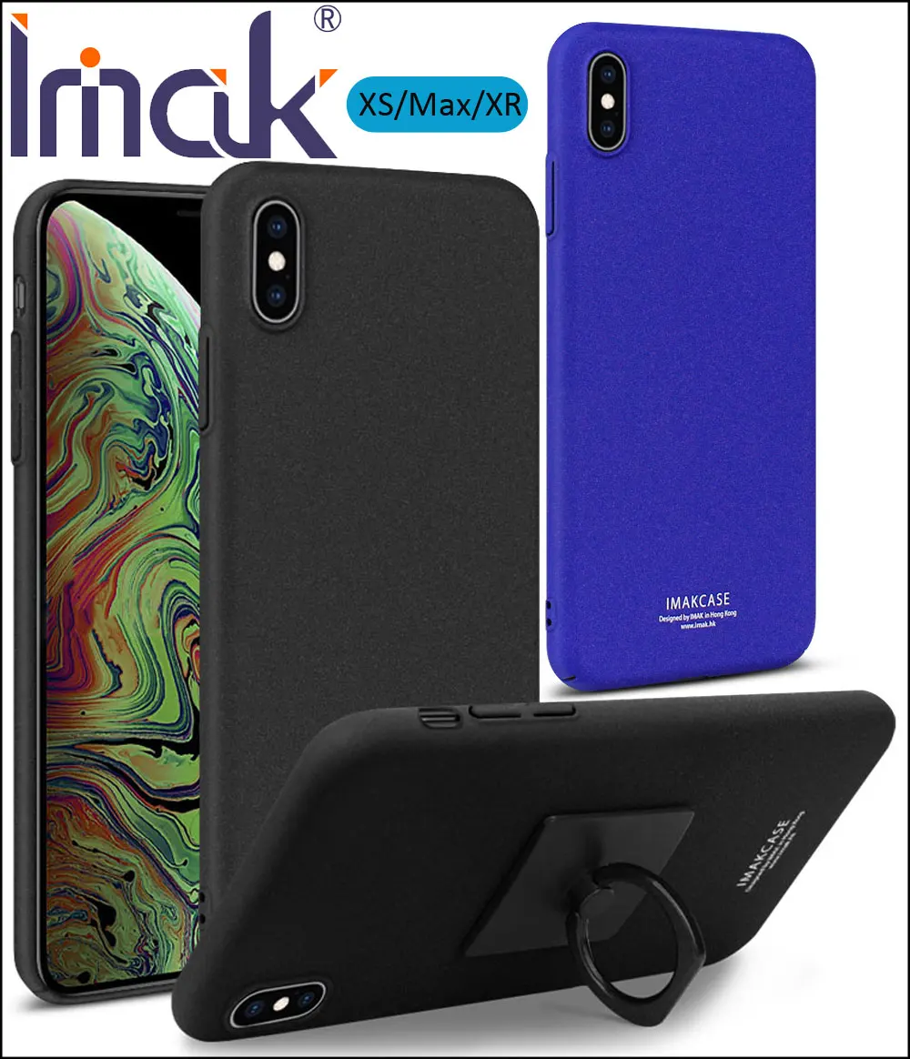 Ковбойский чехол imak Для iPhone XS Max матовый пластиковый защитный из