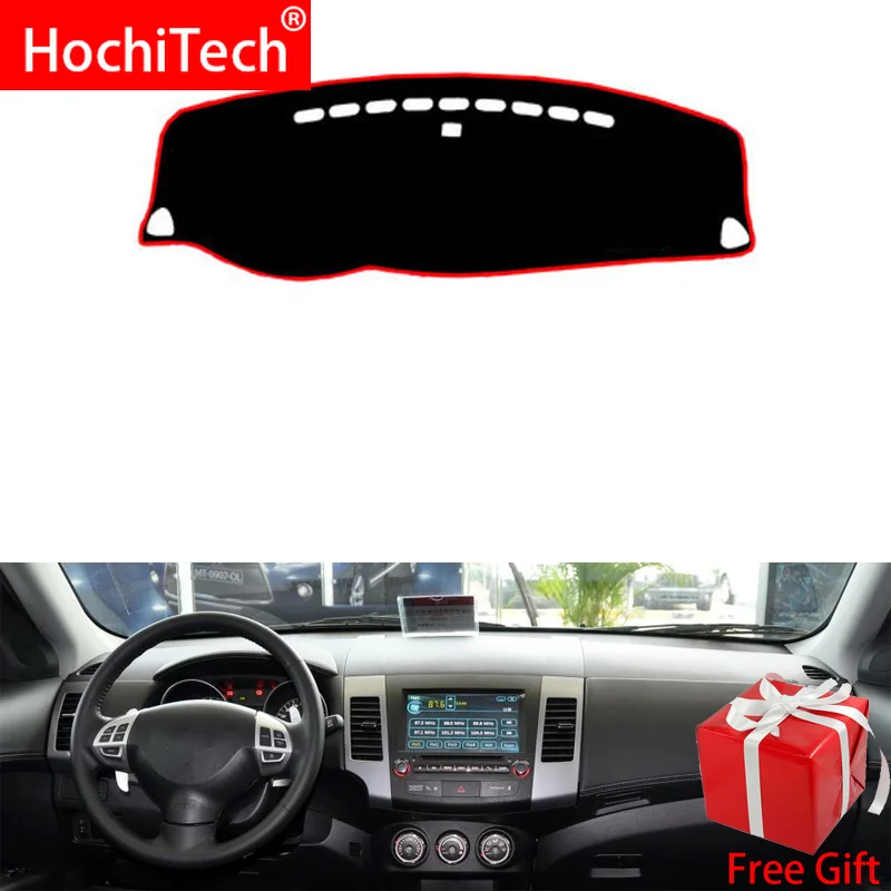 Для Mitsubishi outlander 2009 2012 чехлы для приборной панели автомобиля с правым и левым