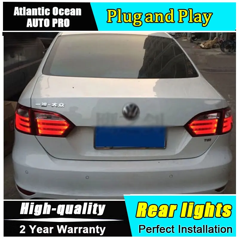 2011 2014 для vw jetta светодиодные задние фары s MK6 светодиодный ные автостайлинг