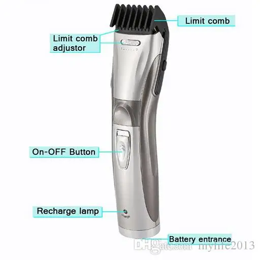 Kemei9902 New Electric shaver haire removal Limit Comb Adjustor Hair Clipper Trimmer Rechargeable Shaver Razor Cordless Adjustab | Бытовая