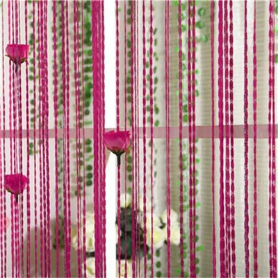 100x200cm Rod Pocket Rose Romantic Decorative curtain tulle Door Window Curtain Room Home Deco | Дом и сад