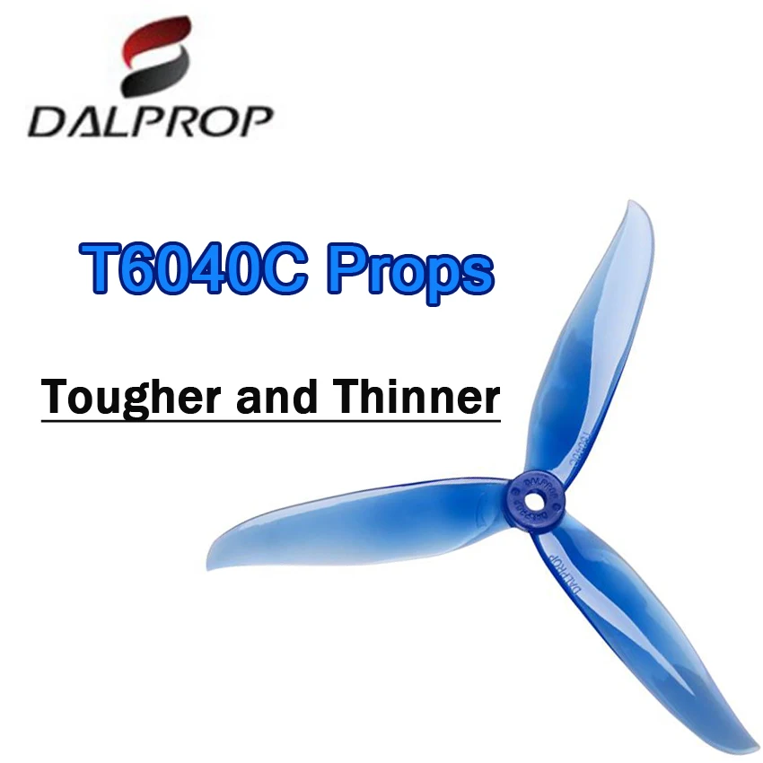 24 шт/12 пар DALPROP CYCLONE T6040C 6040 3 Лопасти FPV Пропеллер для F40 PROII двигателя Фристайл Дрон