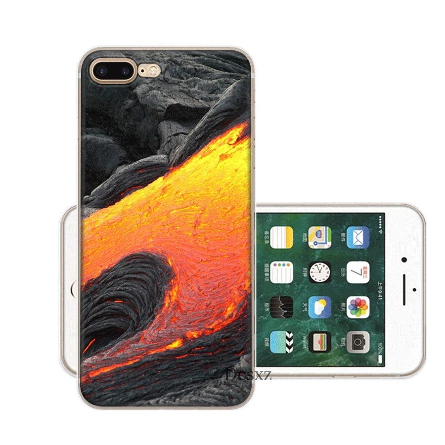 Чехол для мобильного телефона Desxz Volcanic iPhone 6 6s 7 8 Plus 11 Pro X XS Max 5 5S SE |