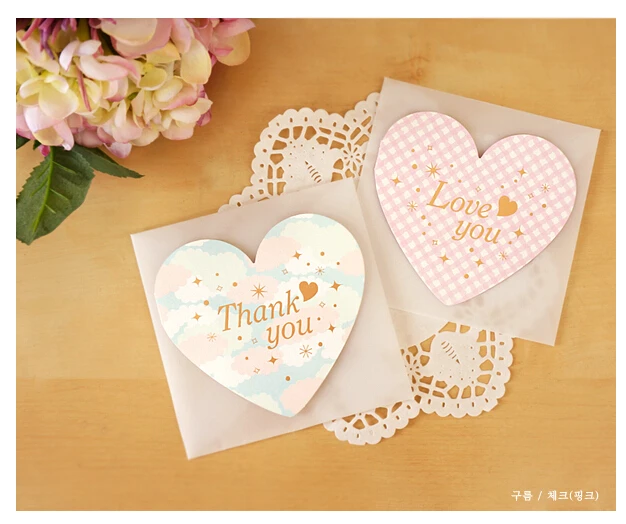 Бесплатная доставка! 1 партия = 60 шт.! Элегантные мини-открытки на день Святого