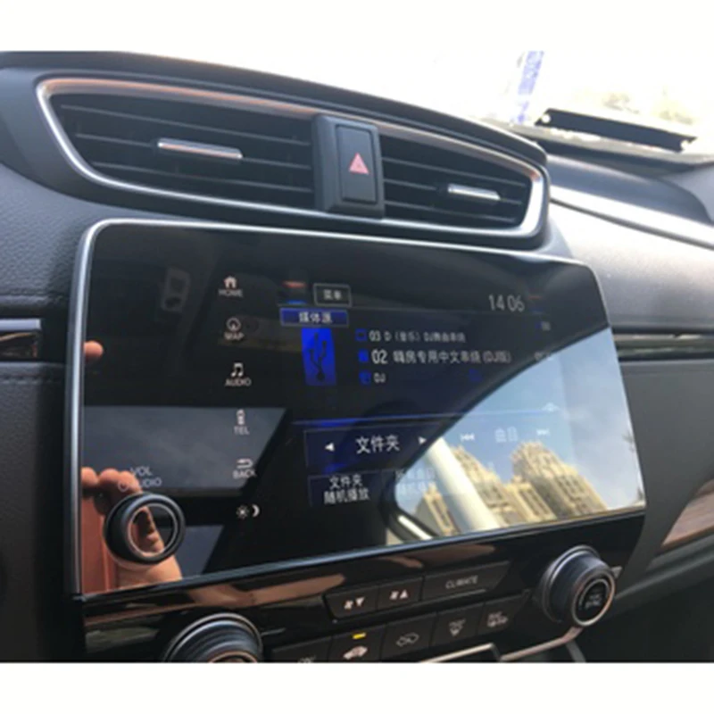 7-дюймовая Стальная Защитная пленка для экрана GPS-навигации Honda CRV EX EX-L 2017 2018
